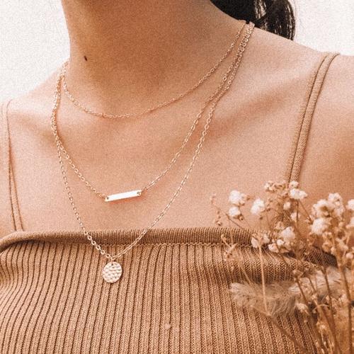 Jual 3 Layer Necklace | Women Necklace 