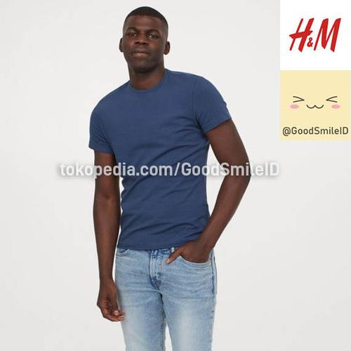 Jual H\u0026M T-shirt Muscle Fit Crew Neck 
