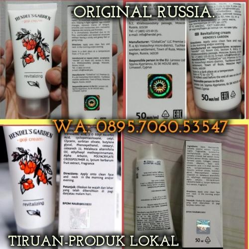 goji cream bergaransi original hendel's garden russia, NOT LOKAL !!!
