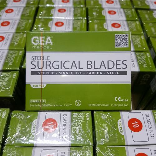 Gambar Bisturi No 10 11 15 20 21 22 23 24 Pisau Bedah Surgical Blade Blades - No 10 dari LEO ALKES Jakarta Timur Tokopedia