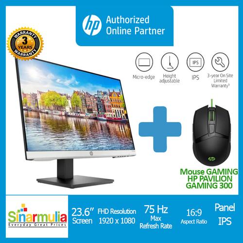 Foto Produk HP 24mh 23.8-inch Monitor - HP 24mh monitor dari Sinarmulia Sukses Makmur