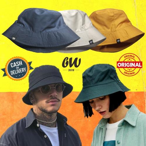 Promo Topi Bucket Hat Polos Premium 