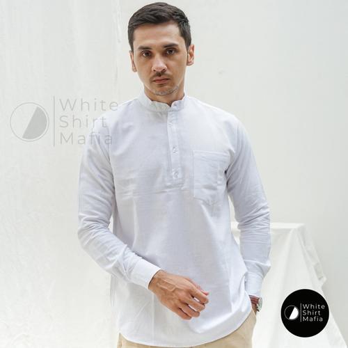 Jual KEMEJA PUTIH LINEN (TROPICAL HALF 