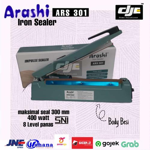Jual ARASHI Impulse Sealer Body Besi 300mm 400mm / Iron Sealer Kemasan