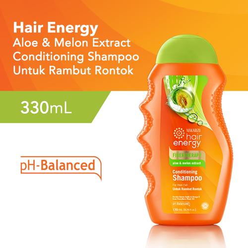 Foto Produk Makarizo Hair Energy Fibertherapy Shampoo Aloe & Melon 330mL dari Makarizo