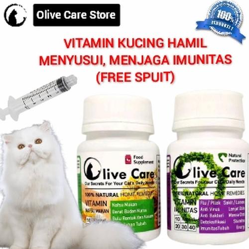 Promo Vitamin Kucing HAMIL MENYUSUI Imunitas Nafsu Makan Olive Care Gembul - 10N.Mkn+10Imun - Jakarta Barat - Olive Care Store | Tokopedia