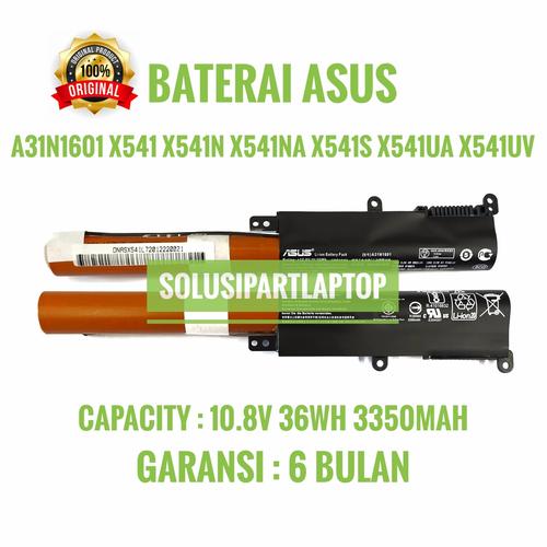 Foto Produk BATERAI ASUS A31N1601 X541 X541N X541NA X541S X541UA X541UV ORI dari SolusiPartLaptop