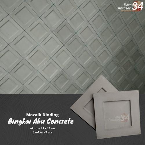 Jual Mozaik Dinding Bingkai Abu Concrete - Jakarta Selatan - Bata ...