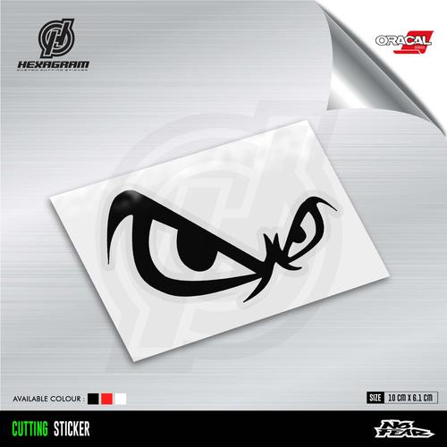 Jual Cutting Sticker Eye JDM Stiker Eye JDM Merah Kota Bandung hexagram Tokopedia