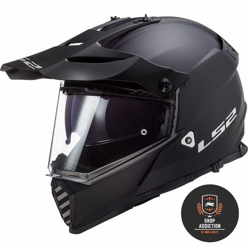 Jual LS2 MX436 PIONEER EVO SOLID BLACK MATT | HELM MOTO CROSS | SNI | ORI -  M - Jakarta Barat - shop addiction | Tokopedia
