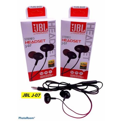 Jual Hf Handsfree Headset JBL By Harman J-07 Super Bass - Kota Depok - ol  shop kita official | Tokopedia