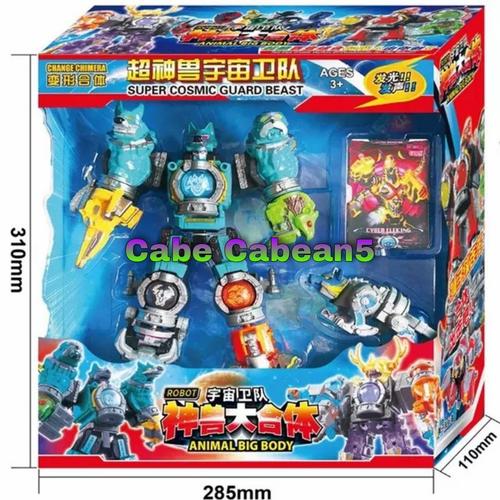 Foto Produk mainan robot kyuranger ryuteioh kyu Voyager Transformers figure Sentai - INFERNAL RICIO dari CABE CABEAN5