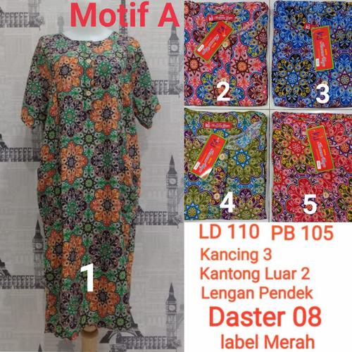 Foto Produk daster batik Kencana ungu asli dari toko cicilia batik