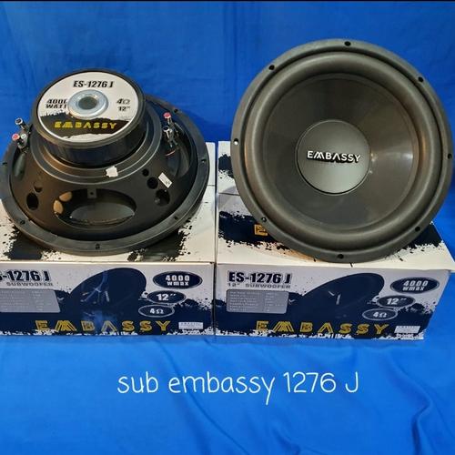 Gambar Subwoofer 12inch Embassy ES 1276J dari Audio78 Kota Semarang Tokopedia