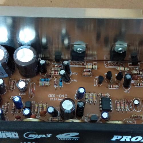 Jual modul kit rangkaian power ampli speaker aktif profotex plus sub