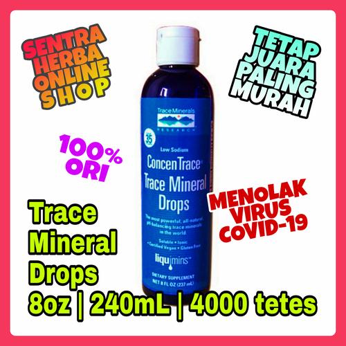 Foto Produk Trace Mineral Drop ASLI dari TMR 240 ML (isi 4000 Tetes) PALING MURAH dari SentraHerba