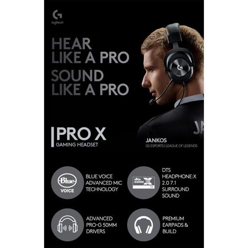 Jual Logitech GPro X / G-Pro X / G Pro X 7.1 Gaming Headset-SVN43 - Jakarta  Pusat - slovenia | Tokopedia