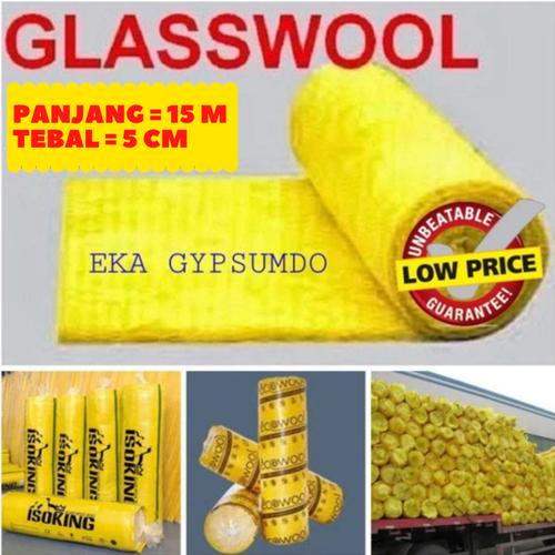 Jual Glasswool Peredam Atap - Peredam Suara - 15 Meter - Kota Surabaya