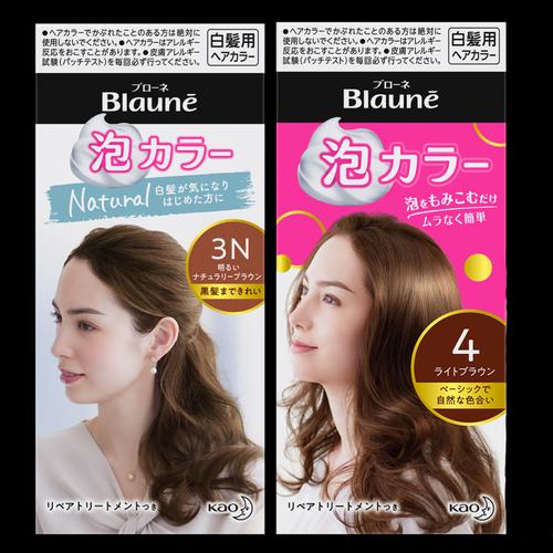 Jual Kao Blaune Natural Series Bubble Shampoo Pewarna Rambut Penutup