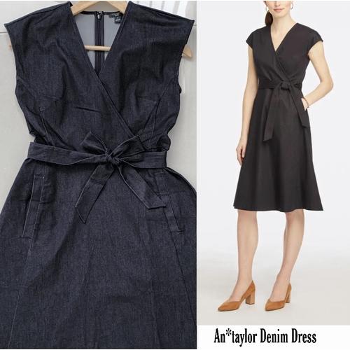 Jual ANTA*LOR DENIM DRESS - WITH BELT 