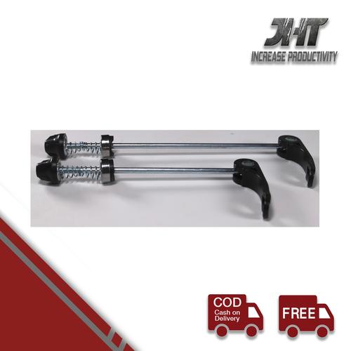 Foto Produk Baut QR AS roda sepeda Depan+Belakang - Hitam Quick Release wheel hub dari MST Official