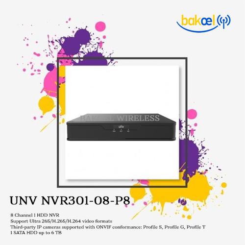 Gambar UNV NVR301-08-P8 dari BakoelWIRELESS Kota Surabaya Tokopedia