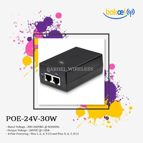 Gambar UBIQUITI POE-24V-30W dari BakoelWIRELESS Kota Surabaya Tokopedia