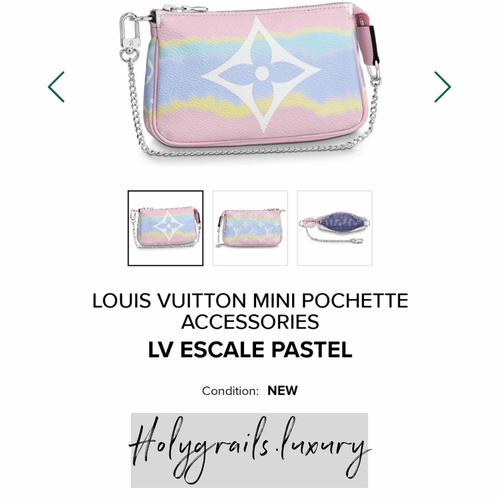 Jual Louis Vuitton Mini Pochette Accessories LV Escale Pastel - Kab.  Bandung - holygrails | Tokopedia