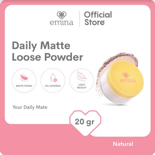 Gambar Emina Daily Matte Loose Powder 20 g - Bedak Tabur - Natural Beige dari Emina Official Store Jakarta Selatan Tokopedia