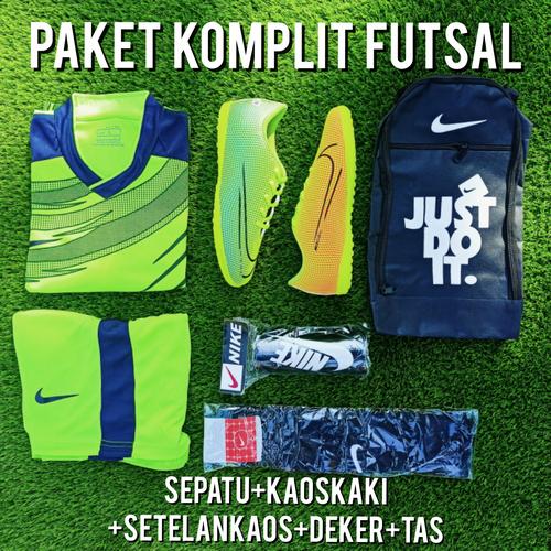 Foto Produk BISA COD Paket komplit sepatu futsal nike mercurial lebih murah leb - komplit 39, BAJU SIZE M dari fajarimamsya