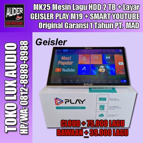 Jual mk25mesinlagukaraokehddgeislerplaym19youtubetouchscreen
