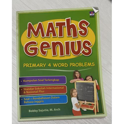 Jual Maths Genius: Primary For Word Problems - Kota Tangerang Selatan - Riyeypreloved | Tokopedia