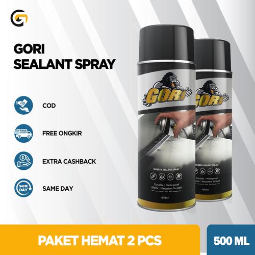 Foto Produk GORI SEALANT SPRAY - SEMPROTAN AJAIB ANTI BOCOR ([PAKET HEMAT 2BOTOL) - Hitam dari Geniostore