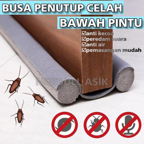 Gambar Penutup Celah Bawah Pintu Peredam Suara Busa Twin Guard Anti Serangga - WARNA RANDOM dari Ngebull asik Jakarta Barat Tokopedia