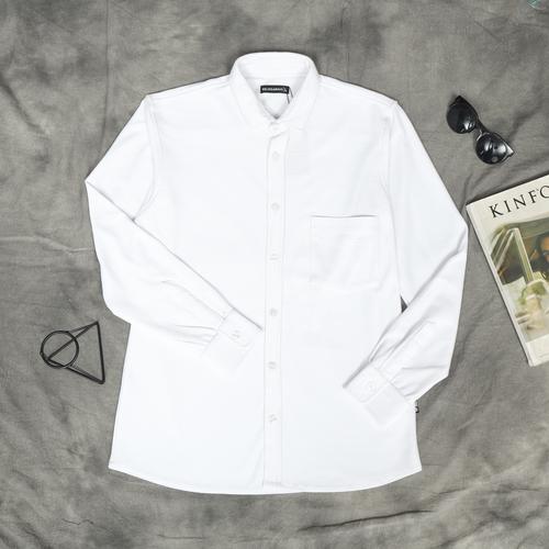 Gambar Kemeja Pique Lengan Panjang Premium Dzargo - Putih - XL dari DZARGO Official Store Kab. Purbalingga Tokopedia