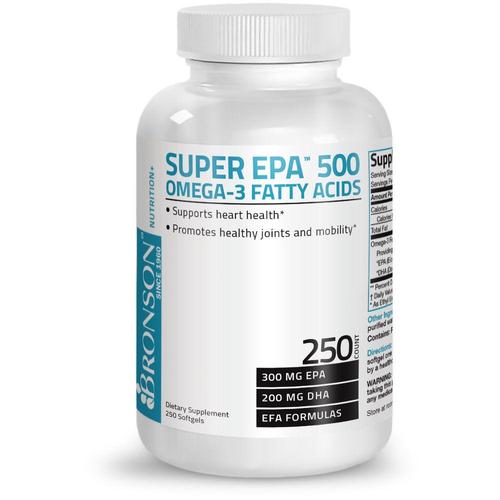 Jual Bronson Super Omega-3 EPA DHA Fatty Acids - 500 mg - 250 Softgels -  Kab. Bantul - Healbit Vitamins | Tokopedia