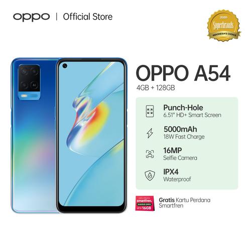 Foto Produk OPPO A54 Smartphone 4GB/128GB (Garansi Resmi) - Hitam dari OPPO OFFICIAL STORE