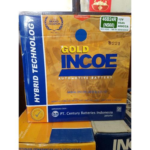Jual Accu / Aki Incoe Gold NS60 12V 45Ah - Kota Surabaya - Jaya Berlian