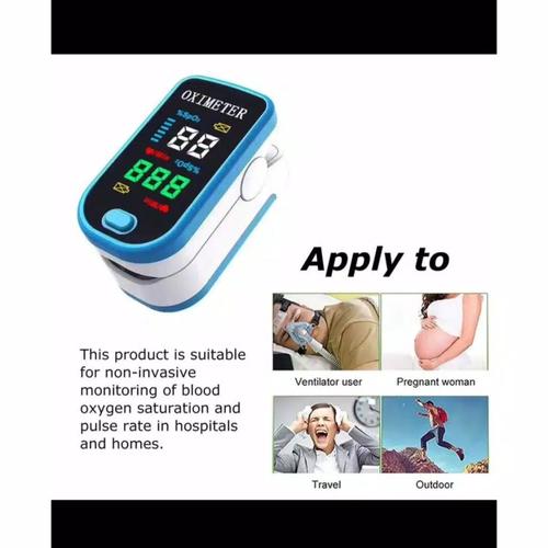 Jual alat ukur detak jantung kadar oksigen darah spO2-finger pulse ...