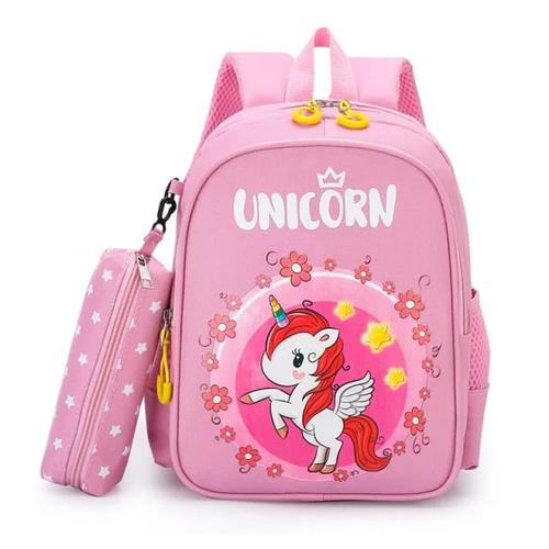 Foto Produk DS99 Tas Ransel anak perempuan unicorn tas punggung cewe paud SD 12345 - Pink Baby dari dream_shop_99