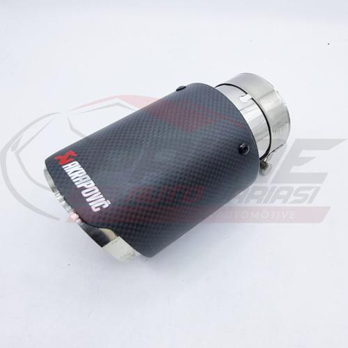 Gambar KEPALA KNALPOT AKRAPOVIC 2,5 Tail Pipe Akrapovic Muffler - CARBON CT11 dari Prime Auto Variasi Jakarta Pusat Tokopedia