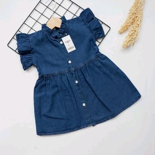Jual Dress vanesha anak jeans / Dress 