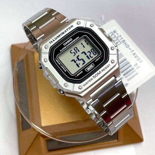 Jual CASIO W-218HD-1A SILVER DIGITAL JAM TANGAN PRIA ORIGINAL ORI - Kota  Tangerang - Grande Mania Online | Tokopedia