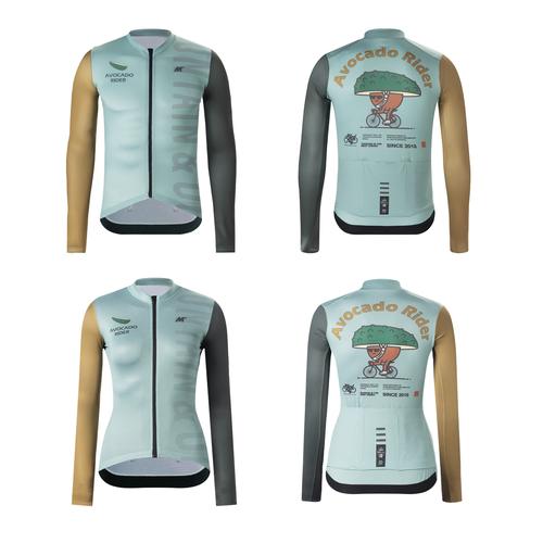 Foto Produk Long Jersey Mysenlan Avocado Rider Green LONG Sleeve dari FittoBike