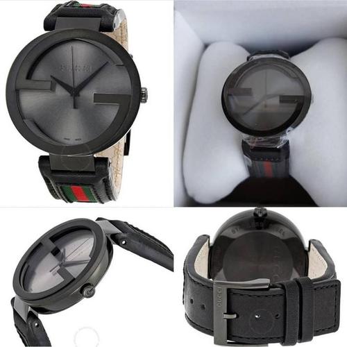 Jual GUCCI Black interlocking G watch 