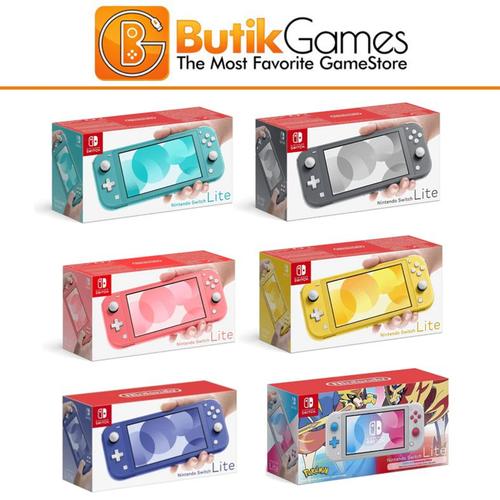 Jual Nintendo Switch Lite Console Mesin Coral Pink Butikgames