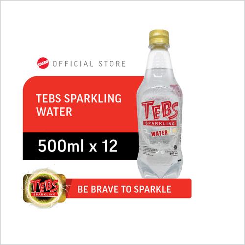 Foto Produk TEBS Sparkling Water PET 500 ml Isi 12 Botol dari Sosro Official Store
