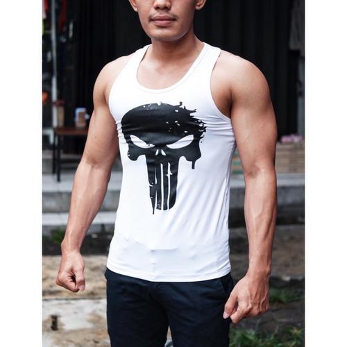 Jual Singlet gym fitness kaos dalam 
