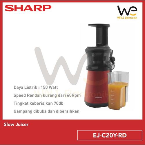 Jual Sharp Slow Juicer EJC20YRD 0.8 LITER / JUICER TERHALUS Non