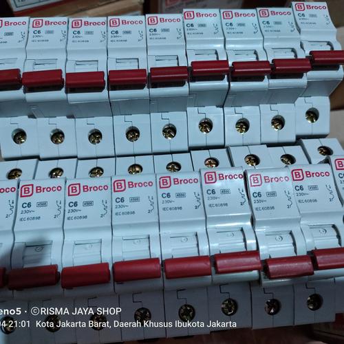 Gambar MCB BROCO 6A,10A,16A,20A,25A - 2A dari RISMA JAYA SHOP Jakarta Barat Tokopedia